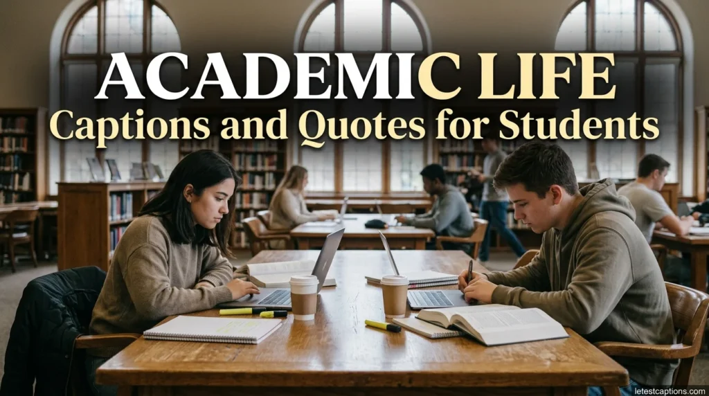 Academic Life Captions and Quotes for Students