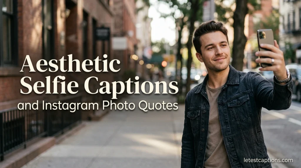 Aesthetic Selfie Captions and Instagram Photo Quotes
