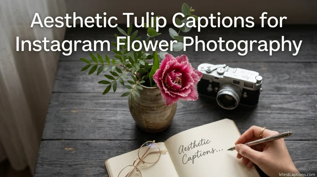 Aesthetic Tulip Captions for Instagram Flower Photography