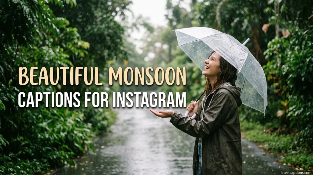 Beautiful Monsoon Captions for Instagram