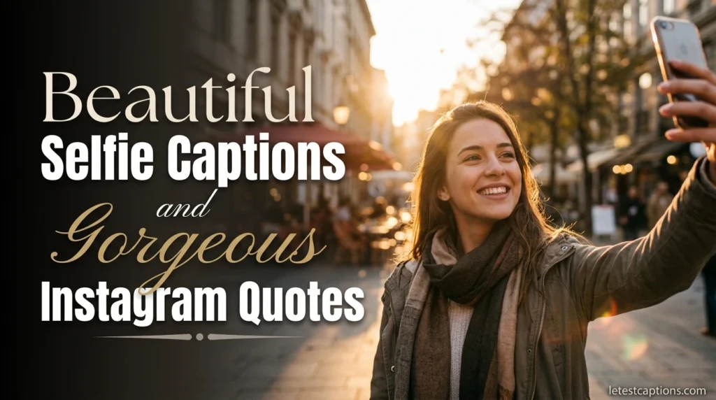 Beautiful Selfie Captions and Gorgeous Instagram Quotes