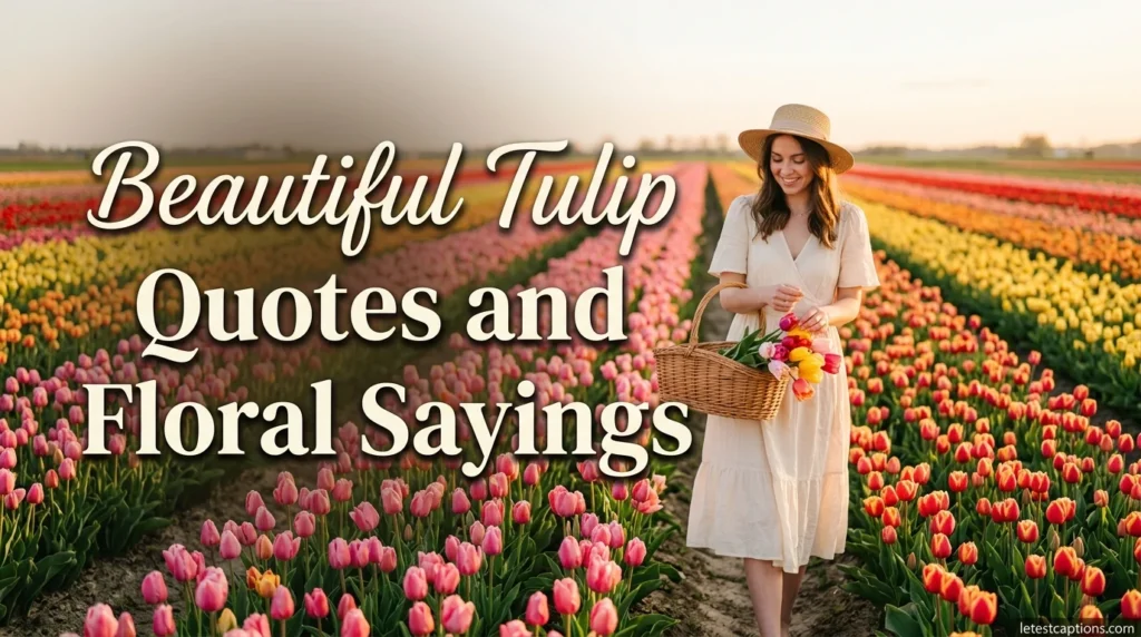 Beautiful Tulip Quotes and Floral Sayings