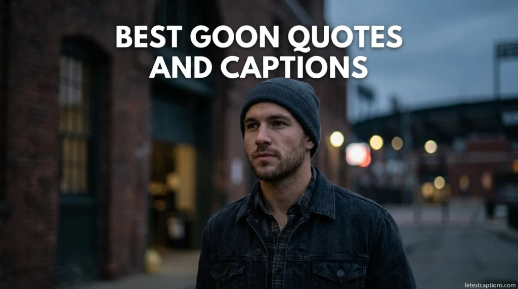 Best Goon Quotes and Captions