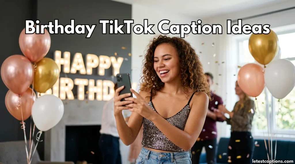 Birthday TikTok Caption Ideas