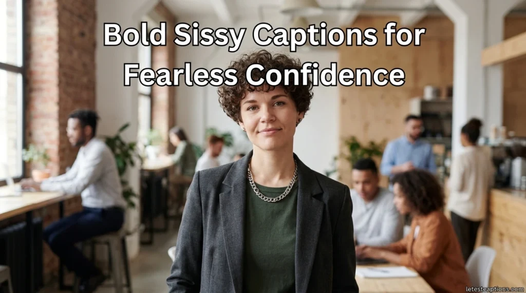 Bold Sissy Captions for Fearless Confidence
