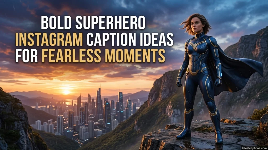 Bold Superhero Instagram Caption Ideas for Fearless Moments