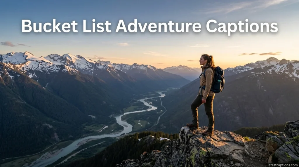 Bucket List Adventure Captions