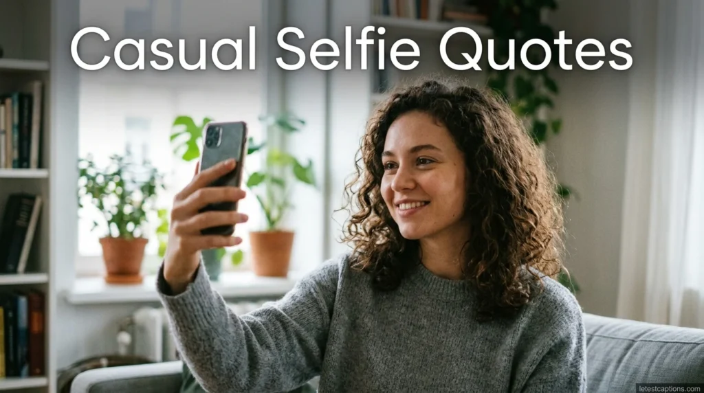 Casual Selfie Quotes