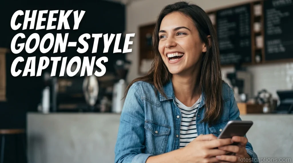 Cheeky Goon-Style Captions