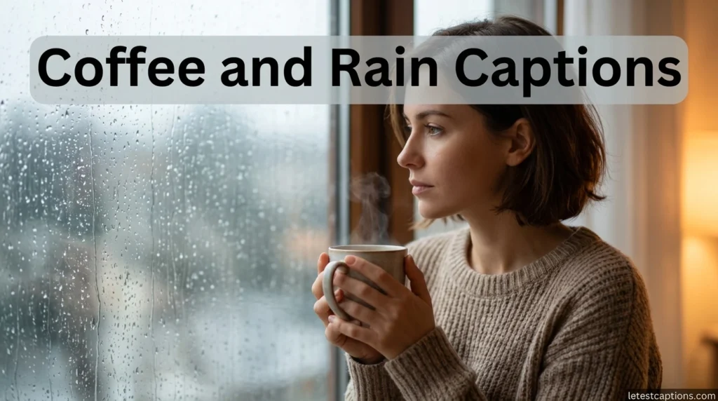 Coffee and Rain Captions