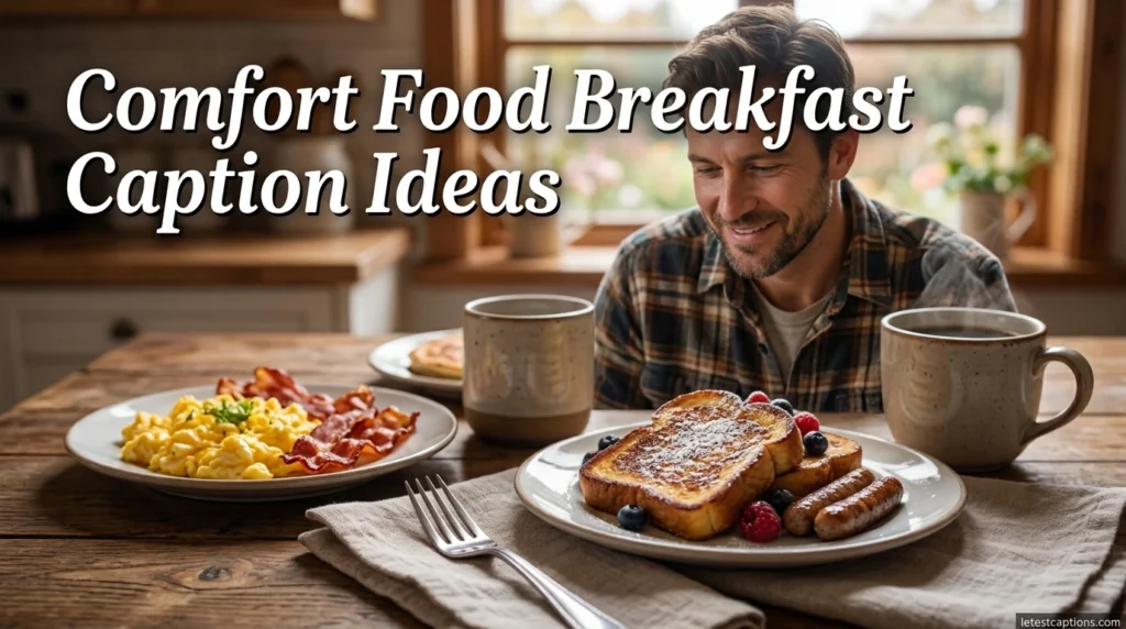 Comfort Food Breakfast Caption Ideas