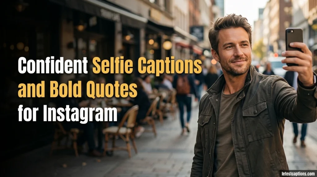 Confident Selfie Captions and Bold Quotes for Instagram