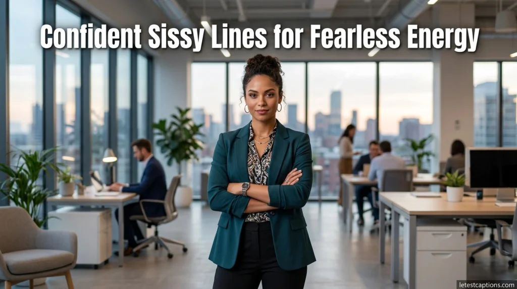 Confident Sissy Lines for Fearless Energy