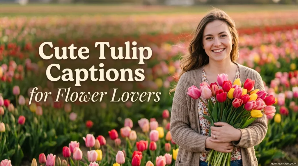 Cute Tulip Captions for Flower Lovers