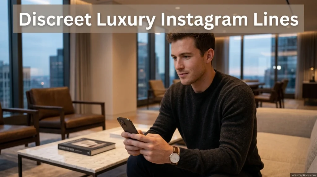 Discreet Luxury Instagram Lines