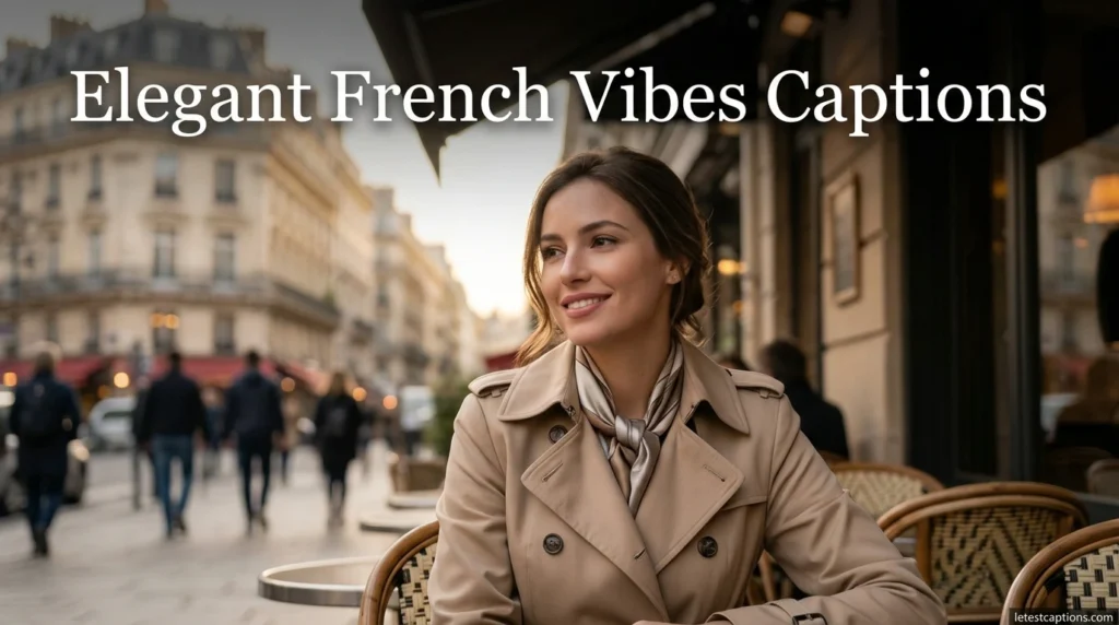 Elegant French Vibes Captions