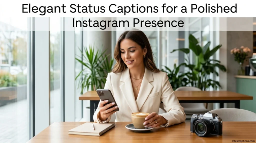 Elegant Status Captions for a Polished Instagram Presence