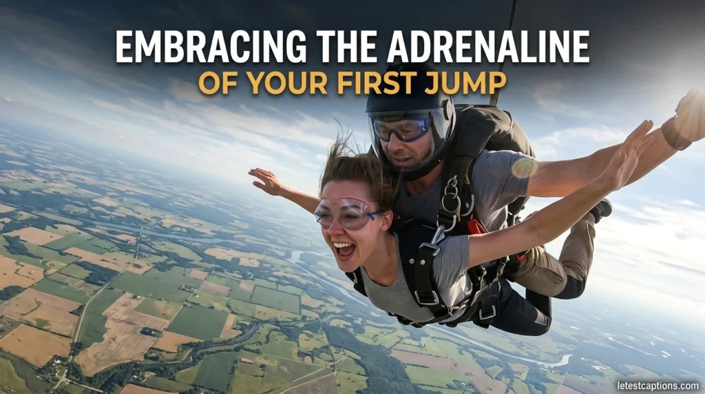 Embracing the Adrenaline of Your First Jump