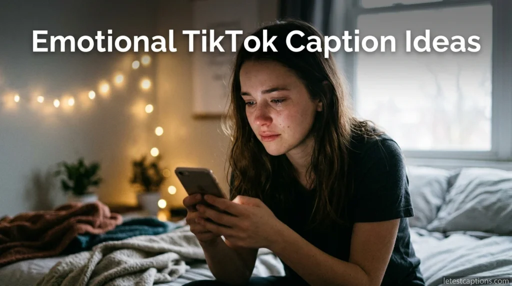 Emotional TikTok Caption Ideas
