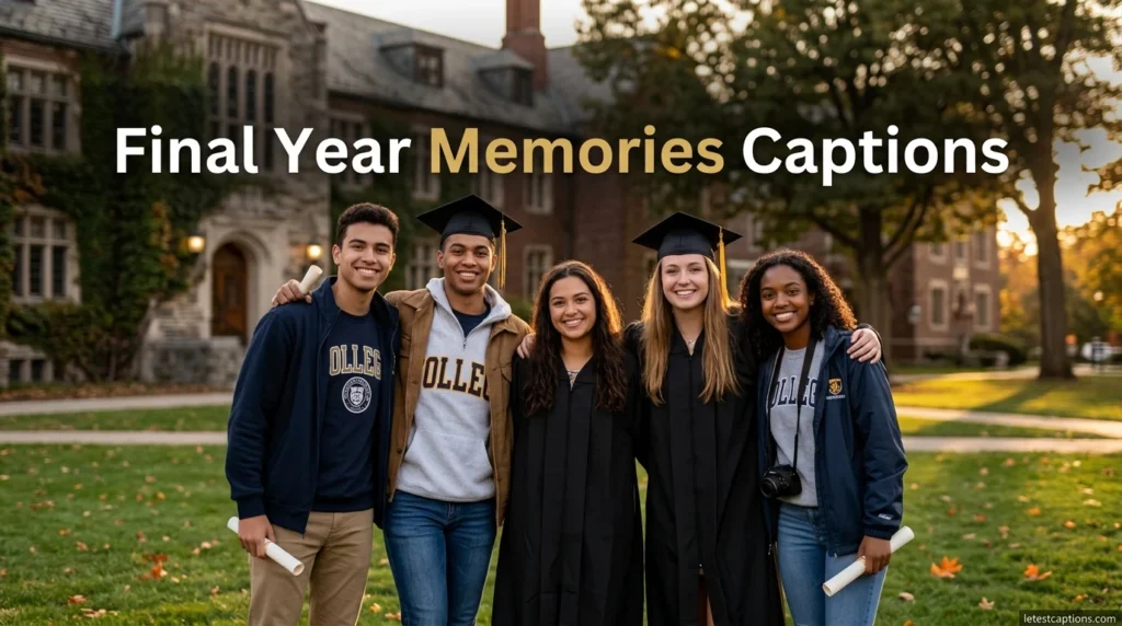 Final Year Memories Captions