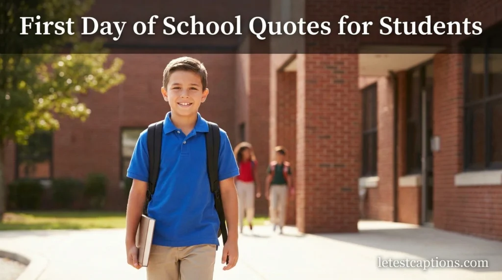 First Day of School Quotes for Students