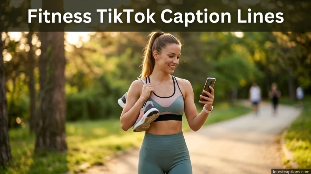 Fitness TikTok Caption Lines