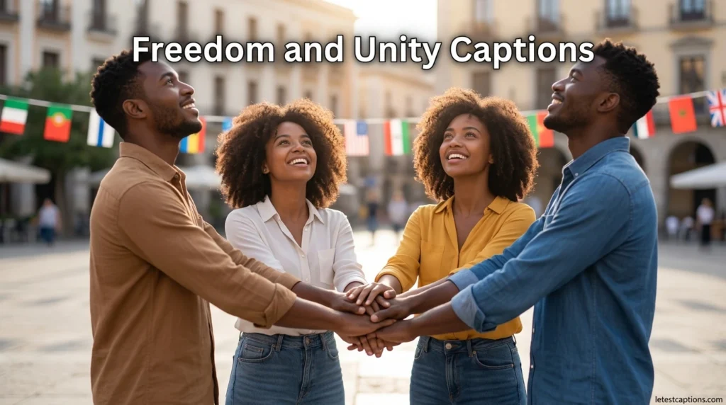 Freedom and Unity Captions