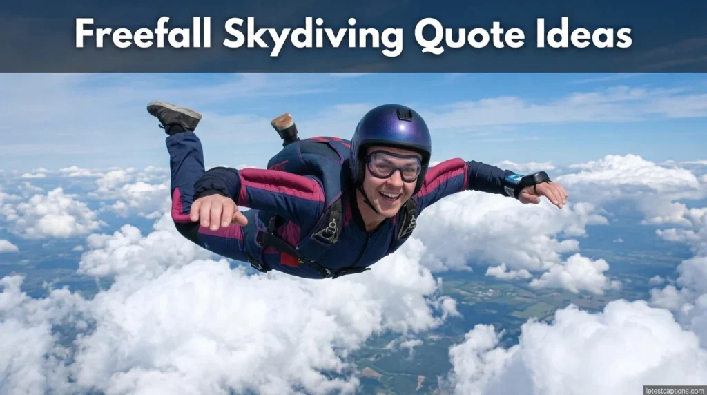 Freefall Skydiving Quote Ideas