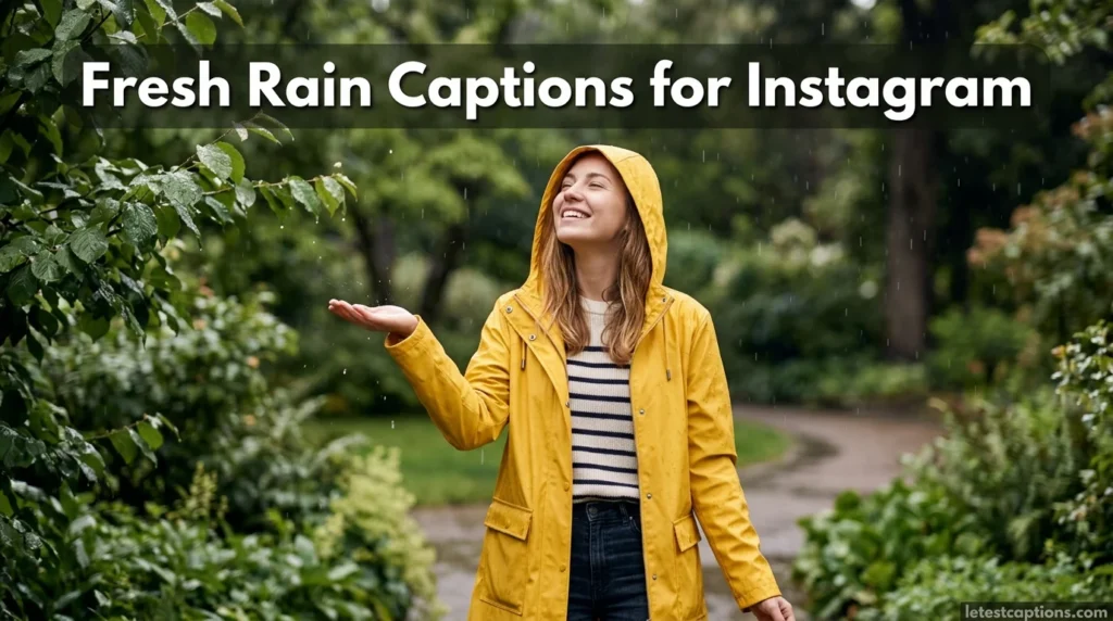 Fresh Rain Captions for Instagram