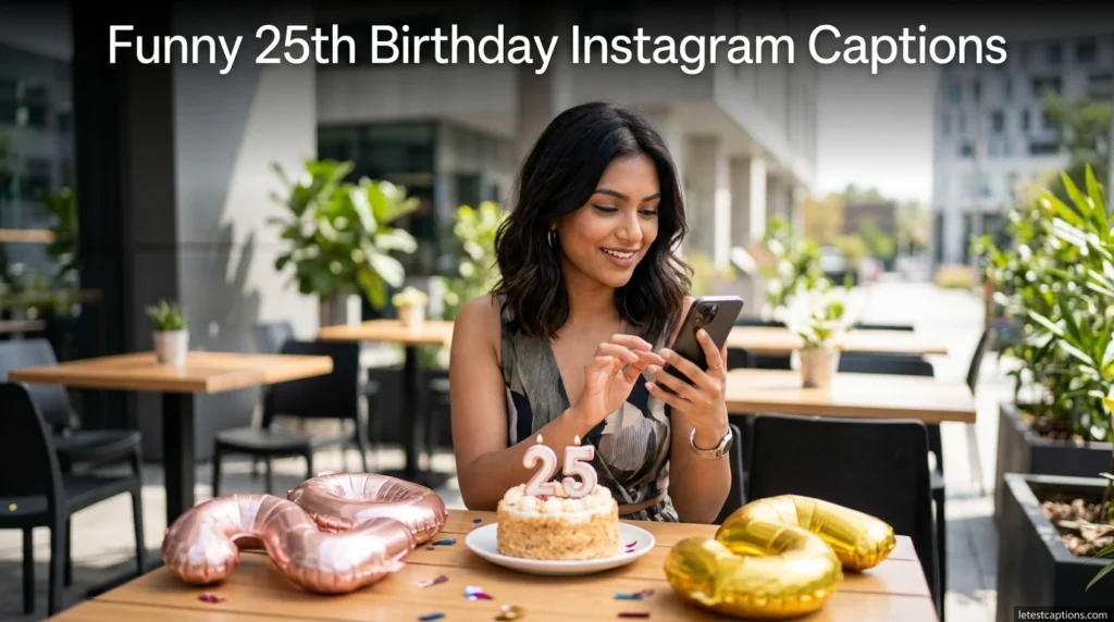 Funny 25th Birthday Instagram Captions