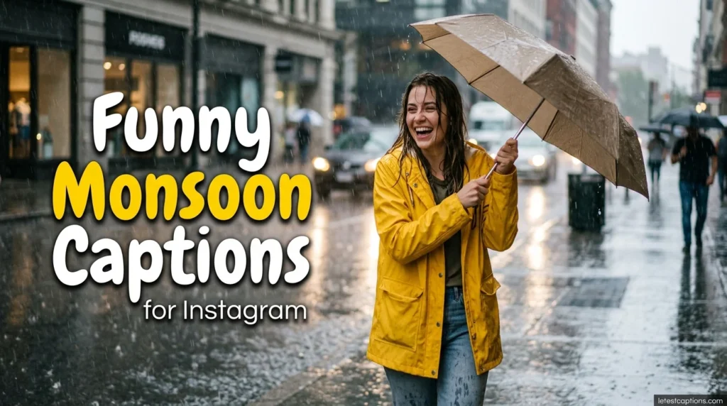 Funny Monsoon Captions for Instagram
