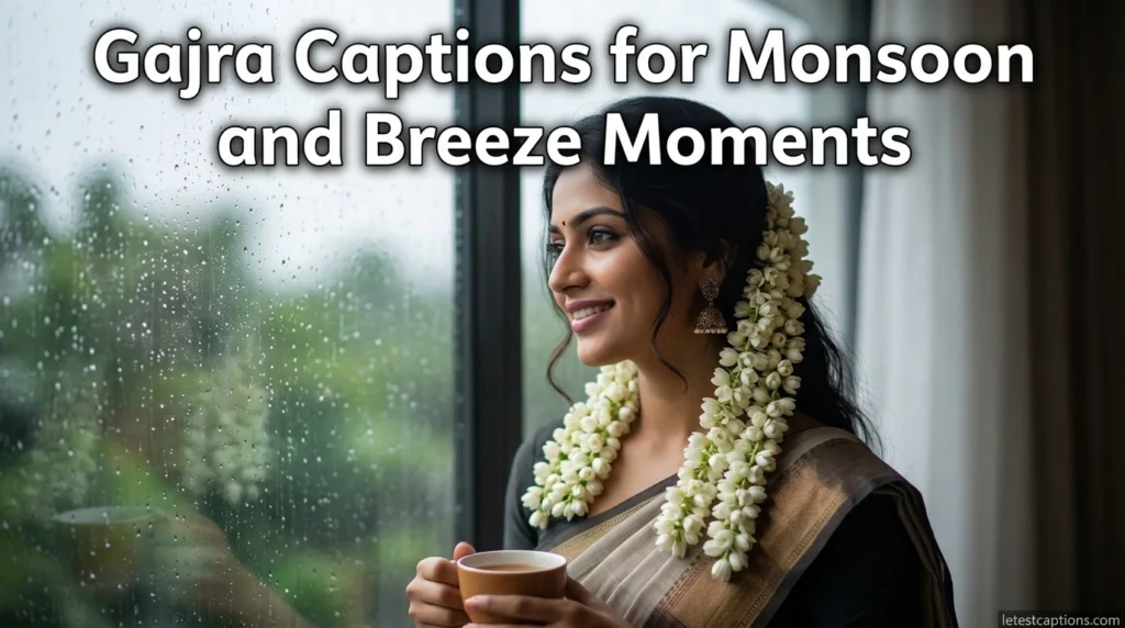 Gajra Captions for Monsoon and Breeze Moments