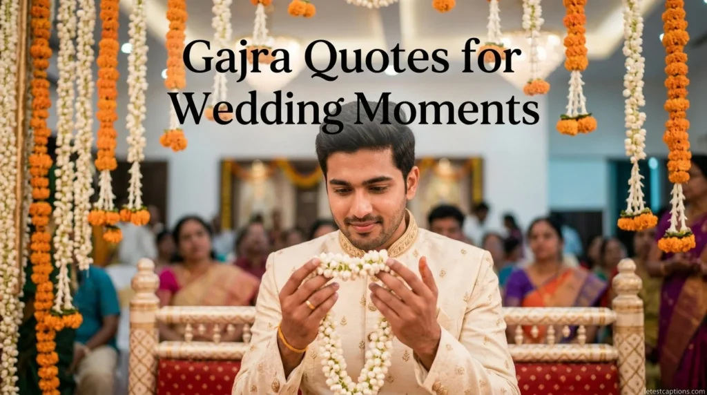 Gajra Quotes for Wedding Moments
