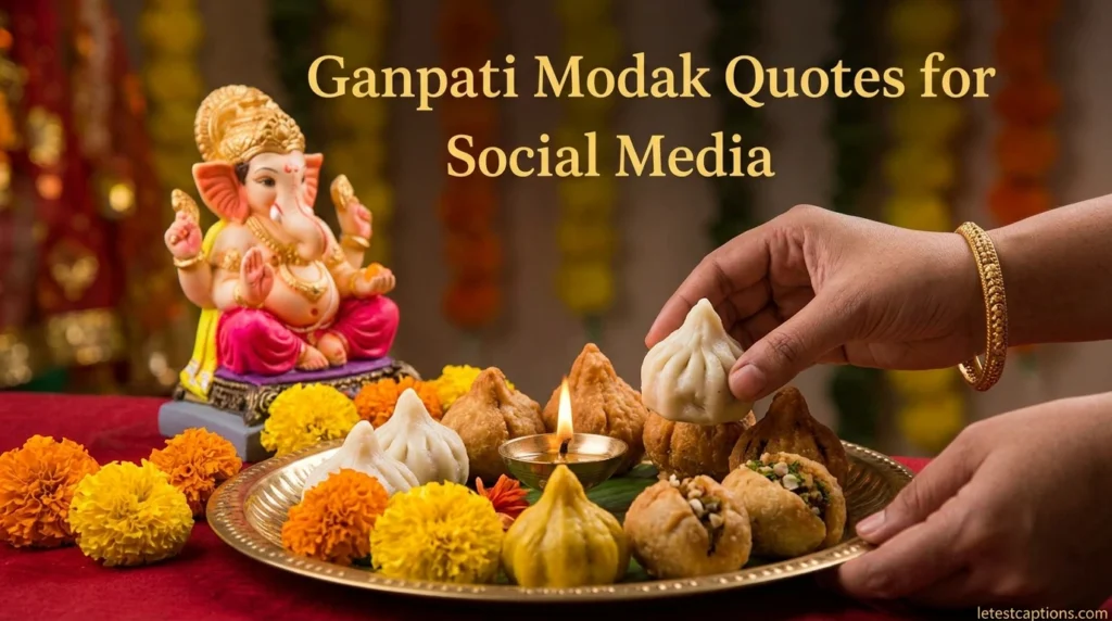 Ganpati Modak Quotes for Social Media