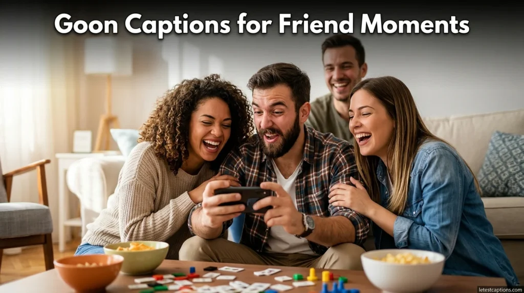 Goon Captions for Friend Moments