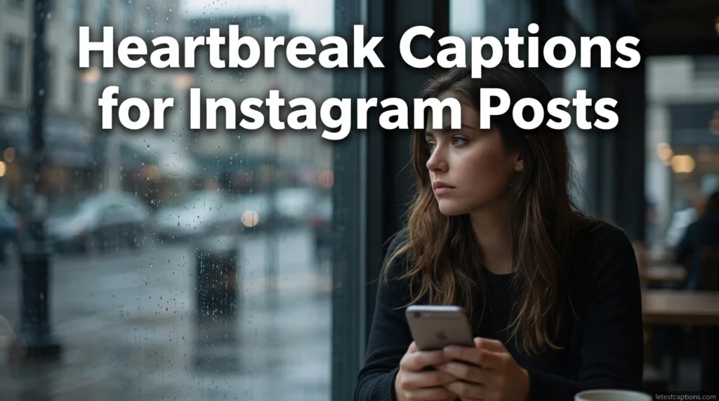Heartbreak Captions for Instagram Posts
