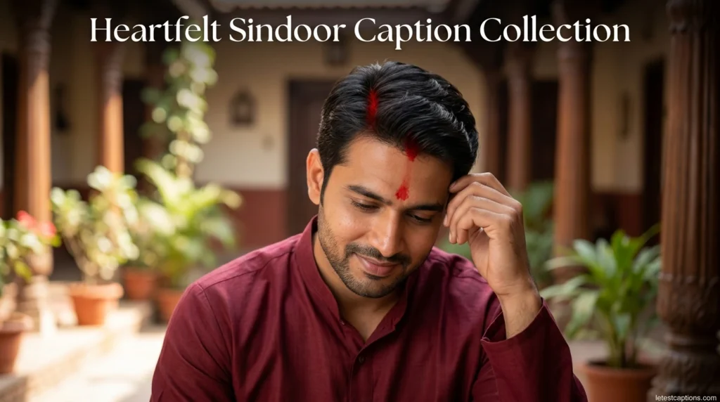 Heartfelt Sindoor Caption Collection