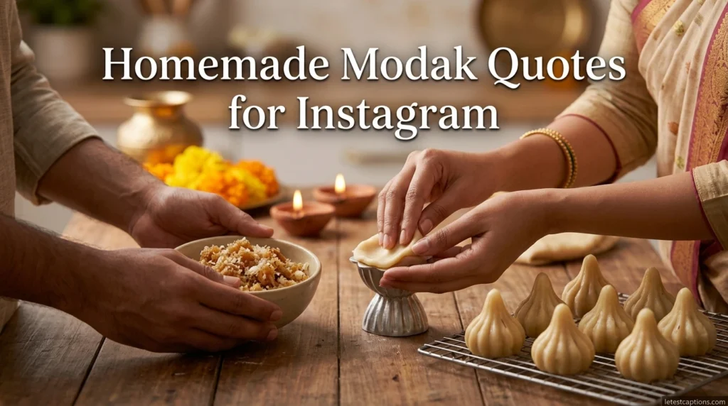 Homemade Modak Quotes for Instagram