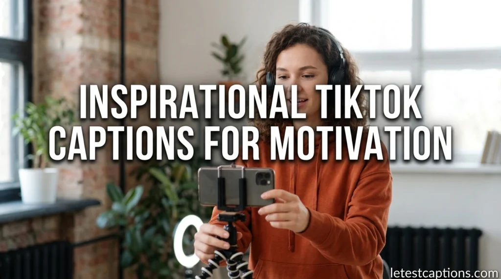Inspirational TikTok Captions for Motivation