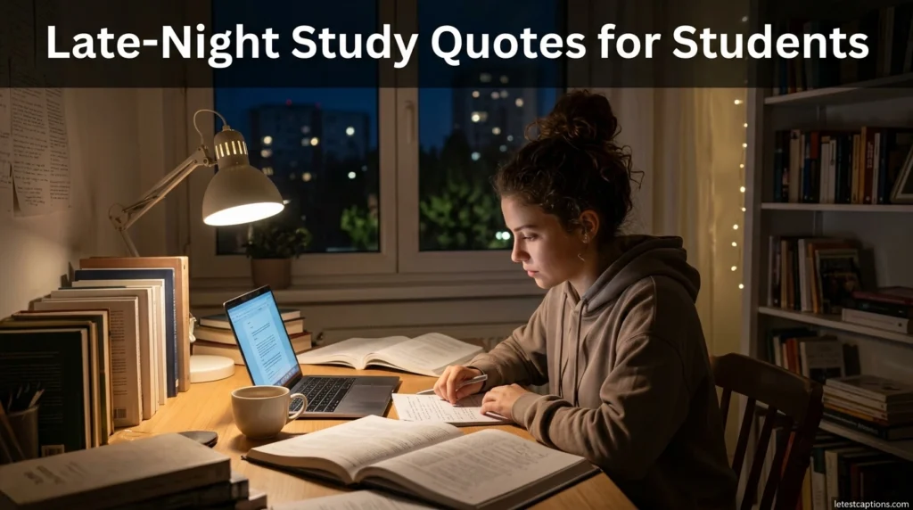 Late-Night Study Quotes for Students
