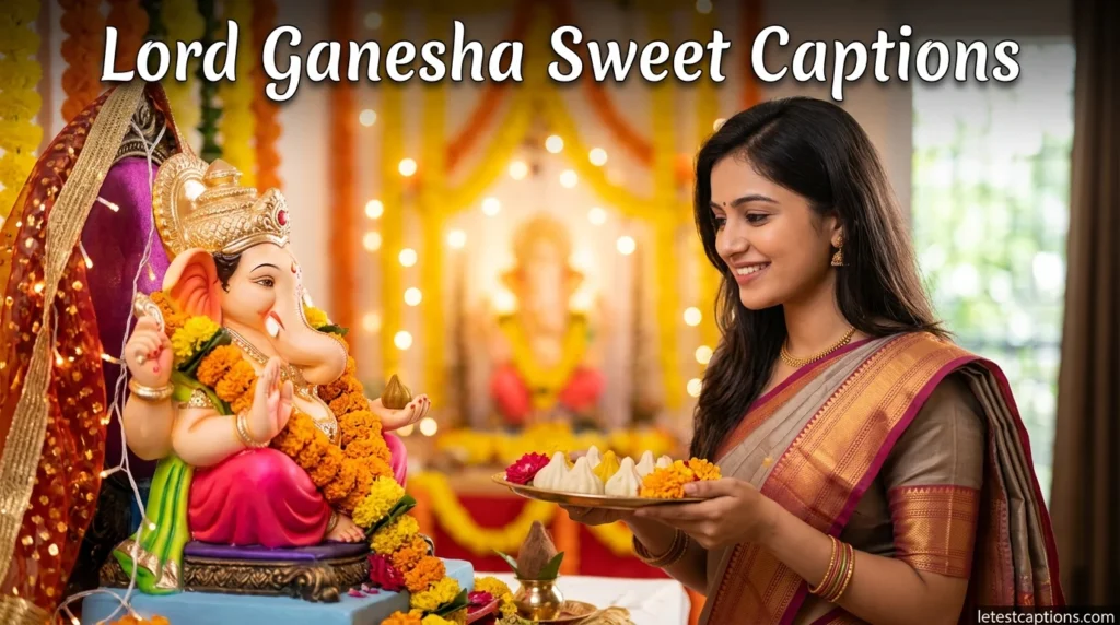 Lord Ganesha Sweet Captions