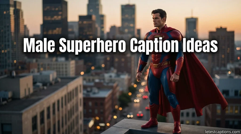 Male Superhero Caption Ideas