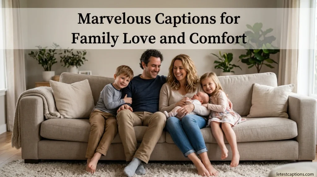 Marvelous Captions for Family Love and Comfort