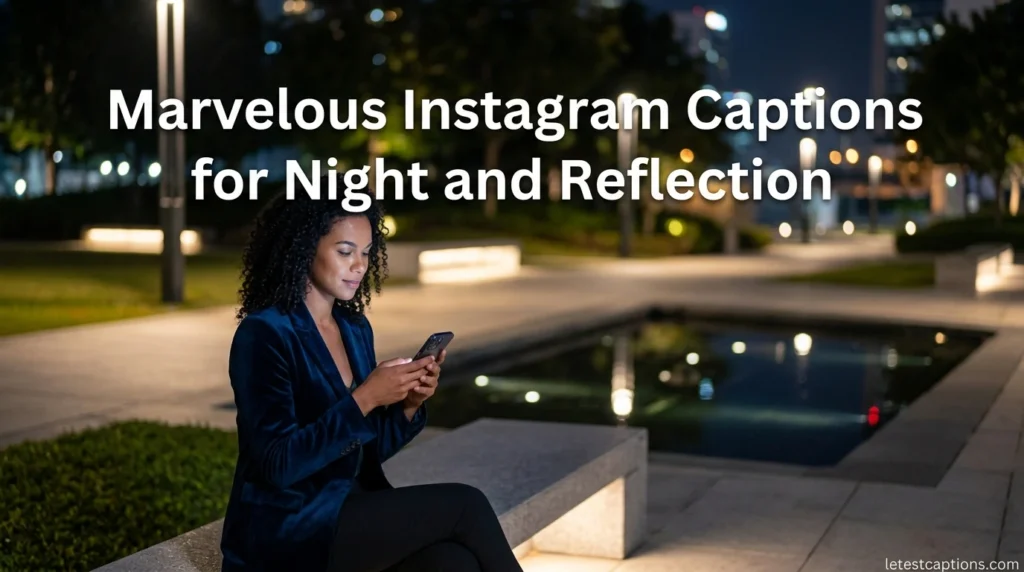 Marvelous Instagram Captions for Night and Reflection