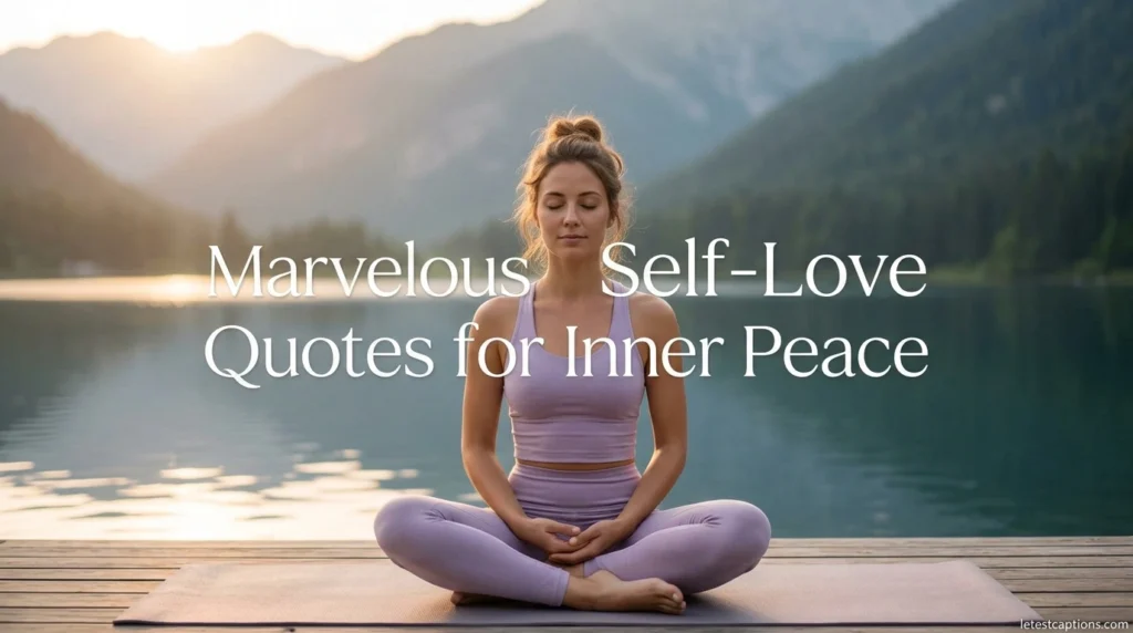Marvelous Self-Love Quotes for Inner Peace