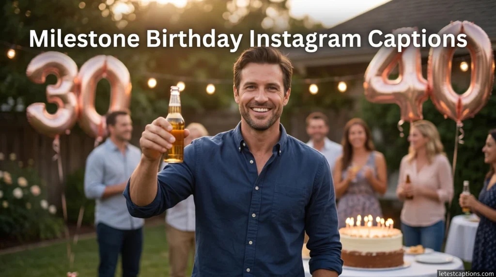 Milestone Birthday Instagram Captions