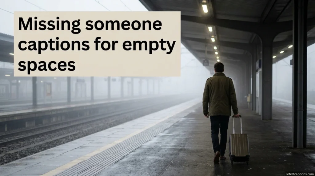 Missing someone captions for empty spaces