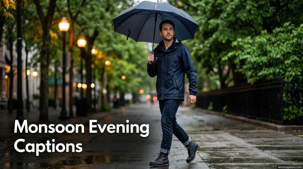 Monsoon Evening Captions