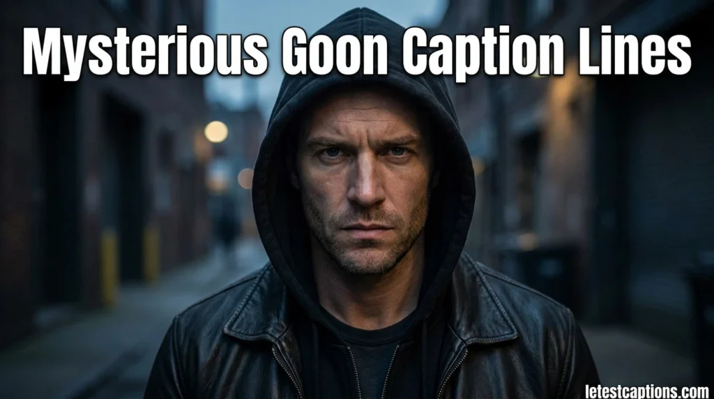 Mysterious Goon Caption Lines