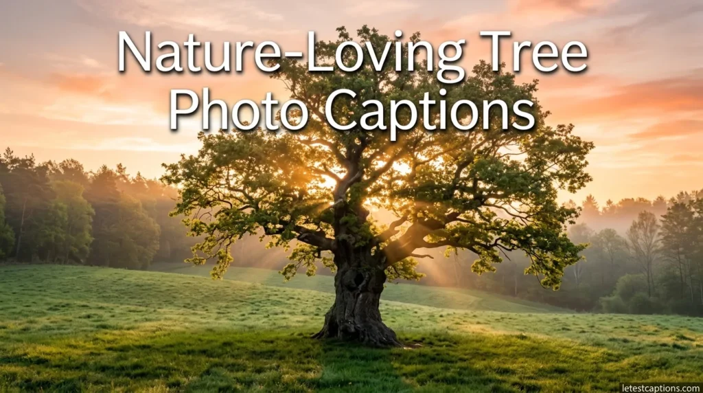 Nature-Loving Tree Photo Captions